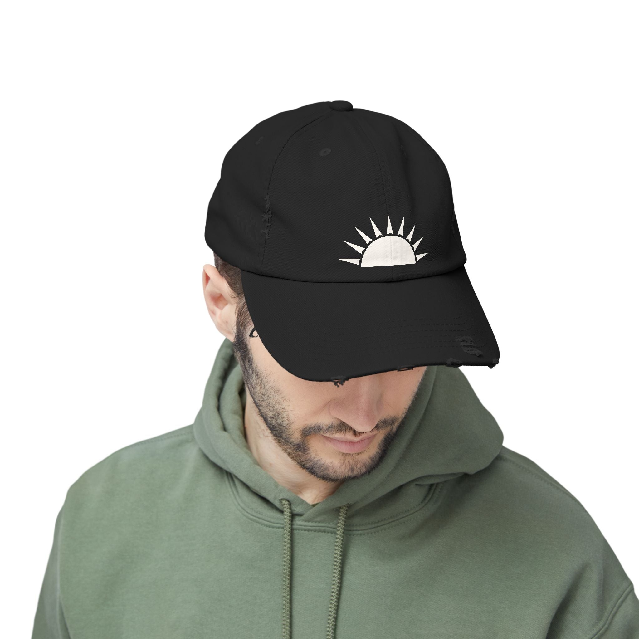 Distressed Sunrise Cap